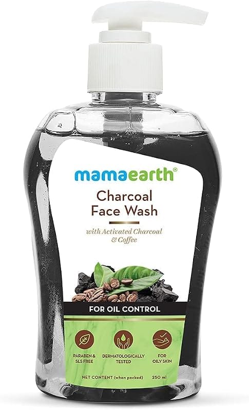 Mamaearth Charcoal Face Wash with Activated Charcoal & Glycolic Acid
