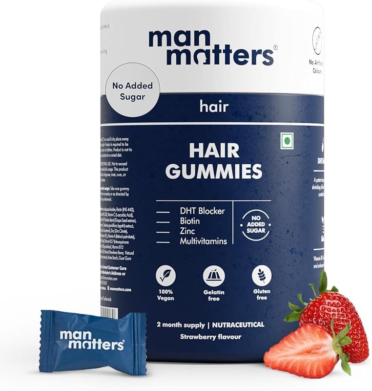 Man Matters Biotin Hair Gummies