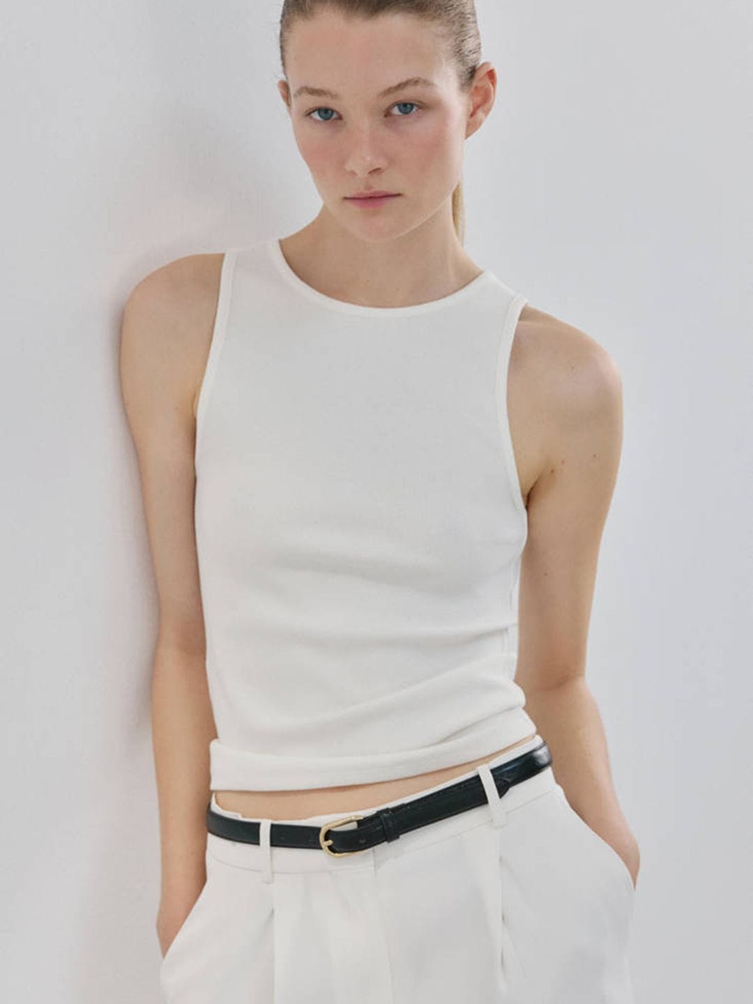 Mango Women Slim Fit Ribbed Top Myntra Mega Saving Sale 2026