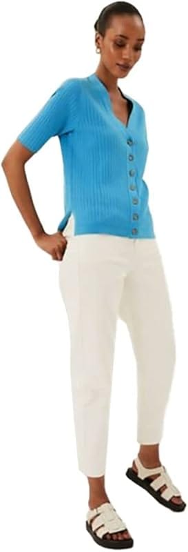 M&S Women's Cotton Rich Button Cardigan