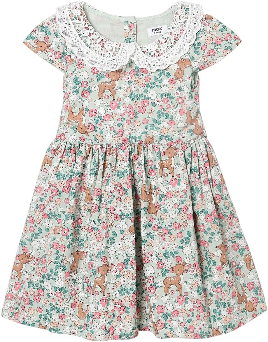 Max Kids Floral Frock Girls