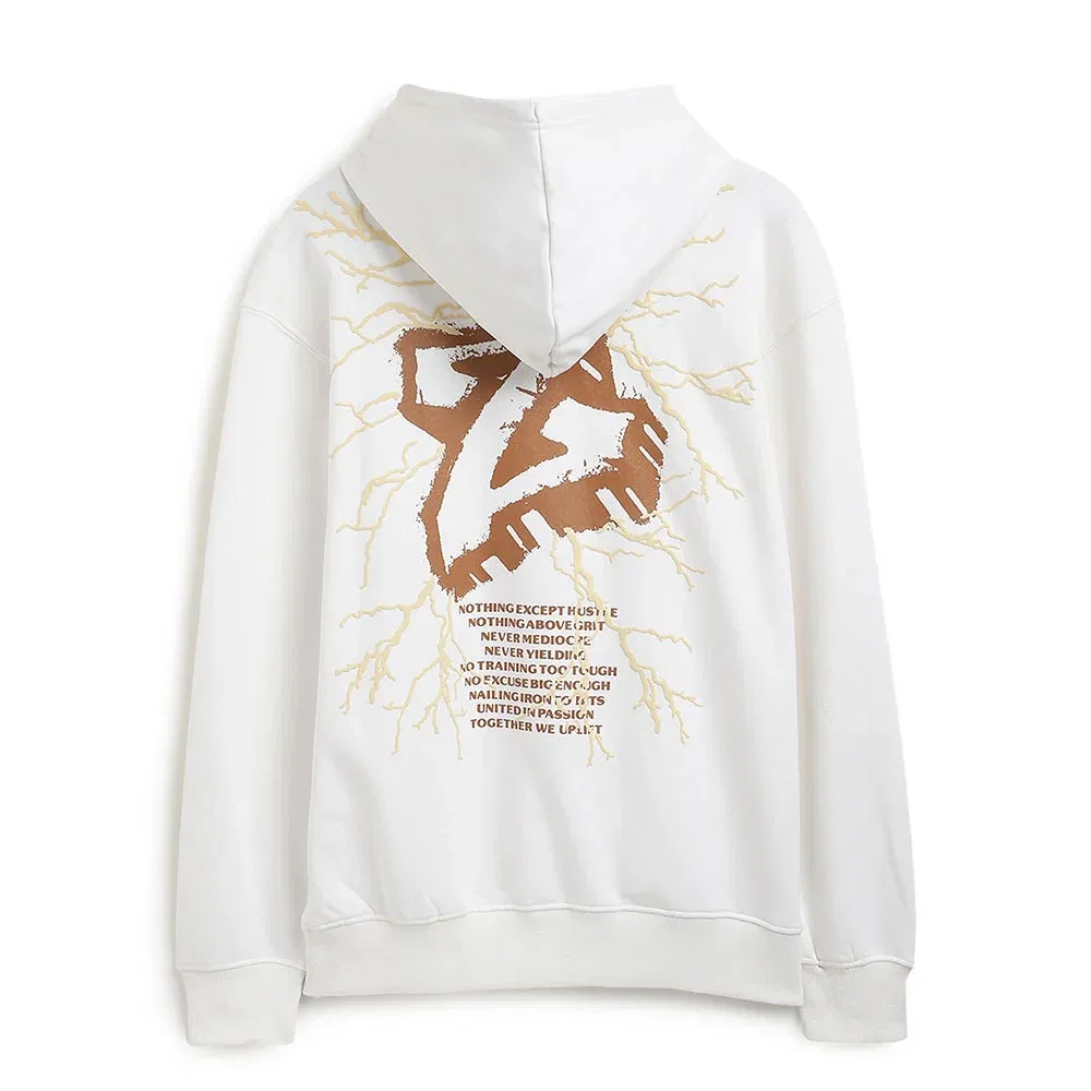 MuscleBlaze Z Verse Oversized Solid Hoodie, White MuscleBlaze sale