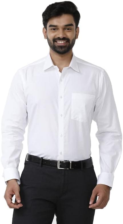 Men Oxford Shirt White