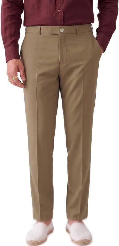 Mens Cotton Khaki Chinos