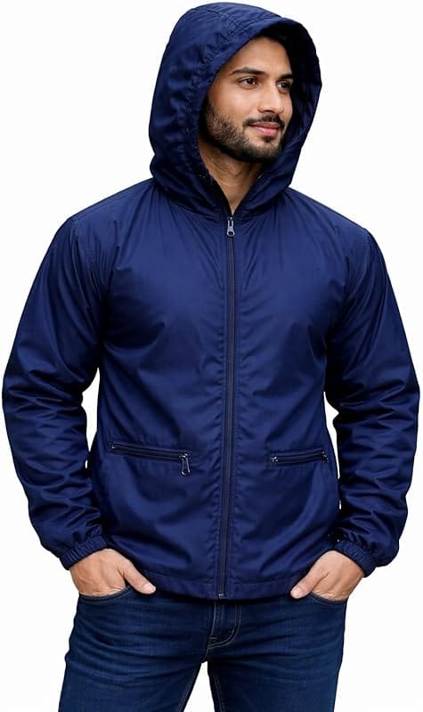 Men's Lightweight Windbreaker Jacket