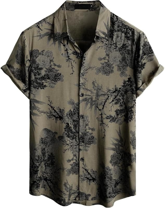 Snitch Printed Half Sleeve Shirt