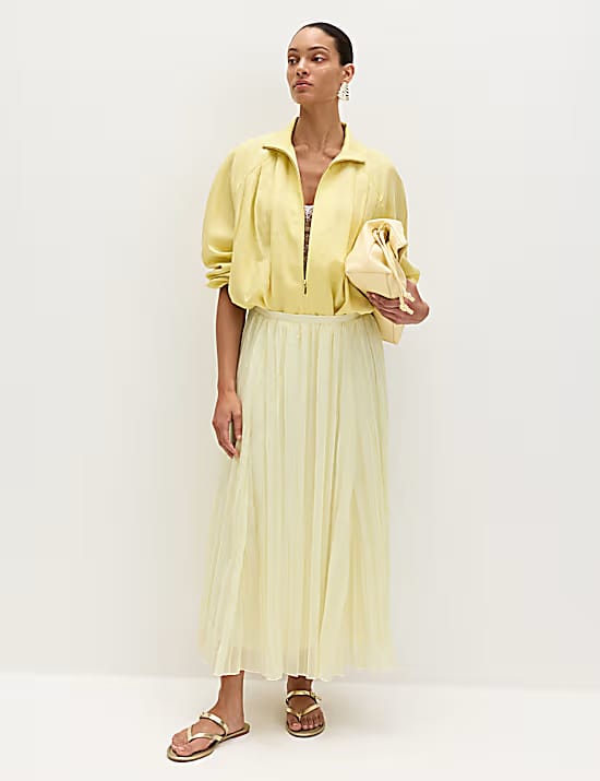 M&S Textured Midaxi Circle Skirt Marks & Spencer sale