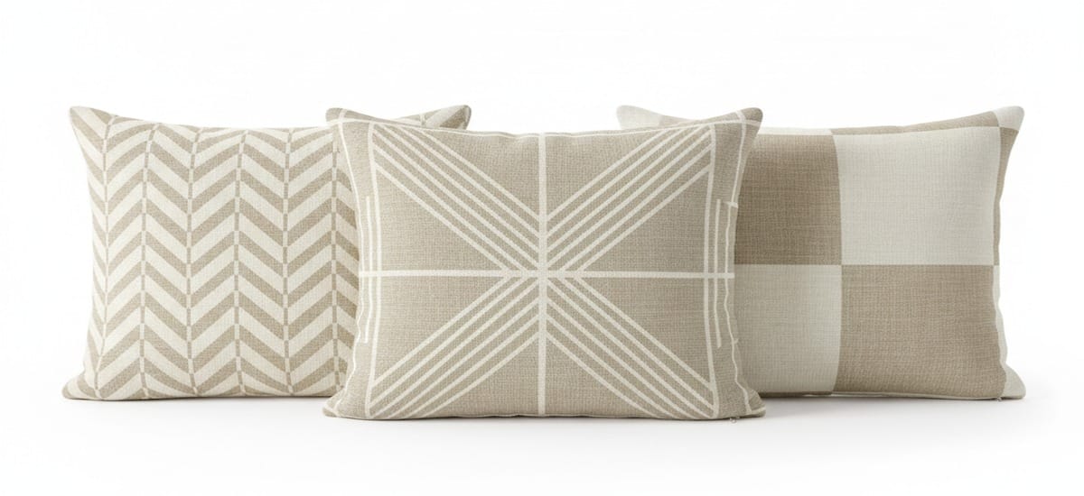 M&S Geometric Print Cushion Covers