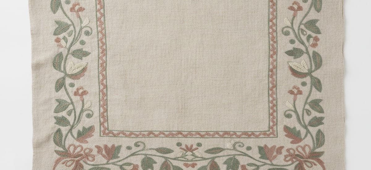 M&S Linen Blend Table Runner