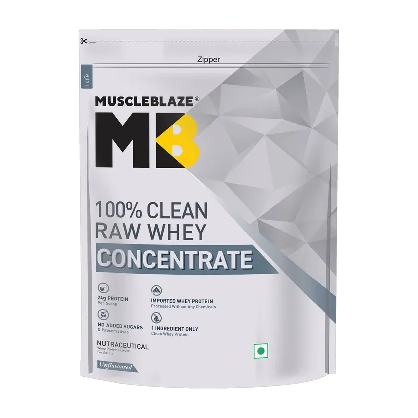 MuscleBlaze 100% Clean Raw Whey Concentrate