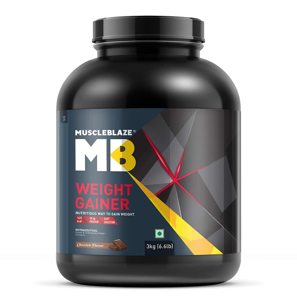 MuscleBlaze Weight Gainer with Added Digezyme, 6.6 lb Chocolate MuscleBlaze sale