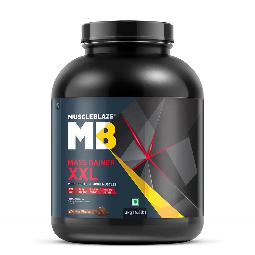 MuscleBlaze Mass Gainer XXL with Complex Carbs and Proteins in 3:1 Ratio MuscleBlaze sale