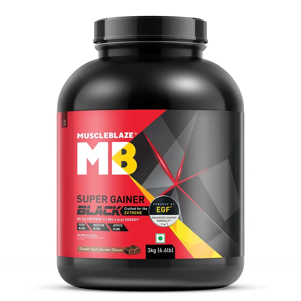 MuscleBlaze Super Gainer Black, 6.6 lb Double Rich Chocolate MuscleBlaze sale