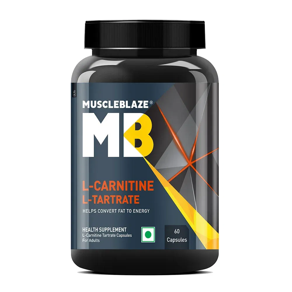 MuscleBlaze L-Carnitine L-Tartrate, 60 capsules MuscleBlaze sale