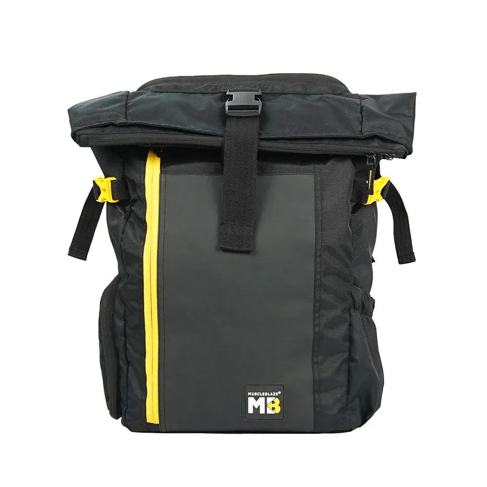 MuscleBlaze Tri-Flex Laptop BackPack, 35 L, Stealth Black MuscleBlaze sale