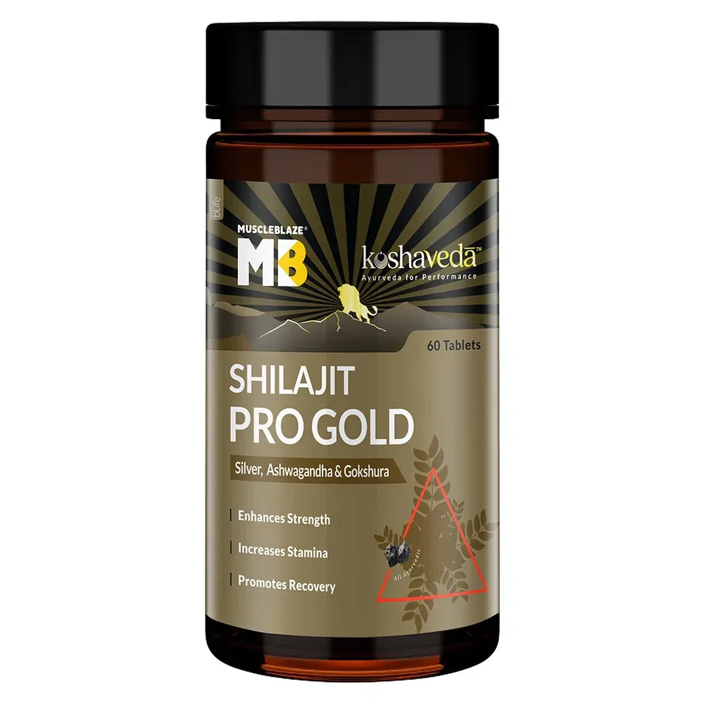 Koshaveda Shilajit Pro Gold by MuscleBlaze, 60 tablets MuscleBlaze sale