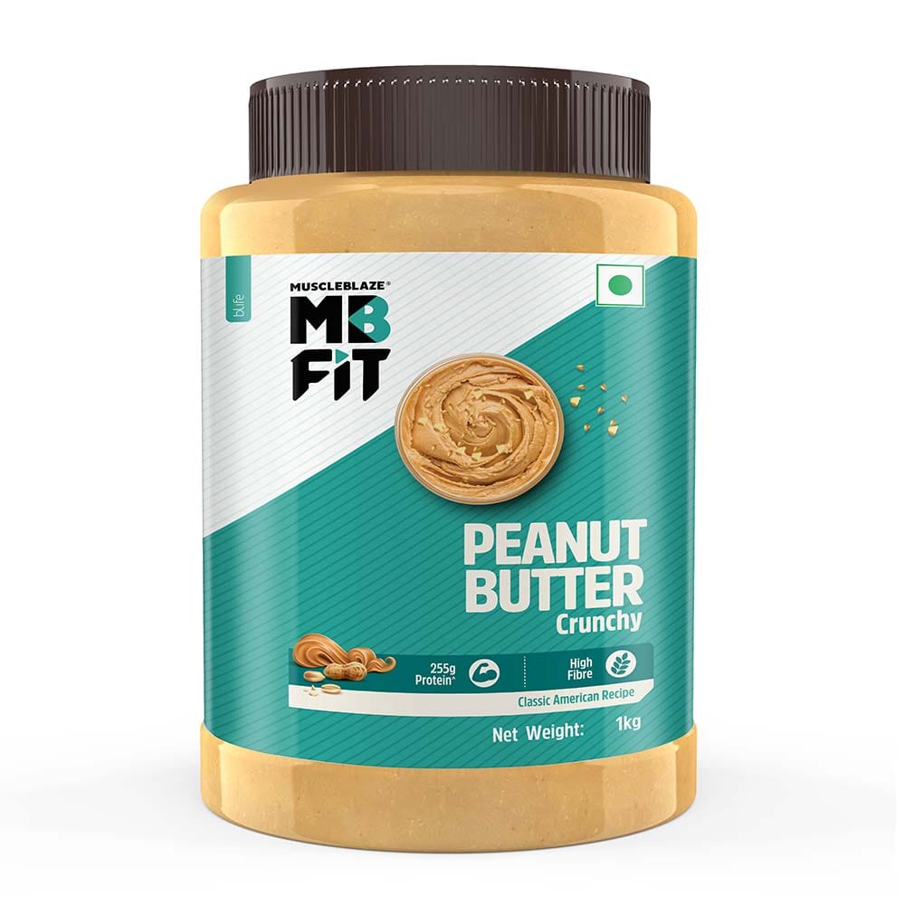 MuscleBlaze Peanut Butter, 1 kg Crunchy MuscleBlaze sale
