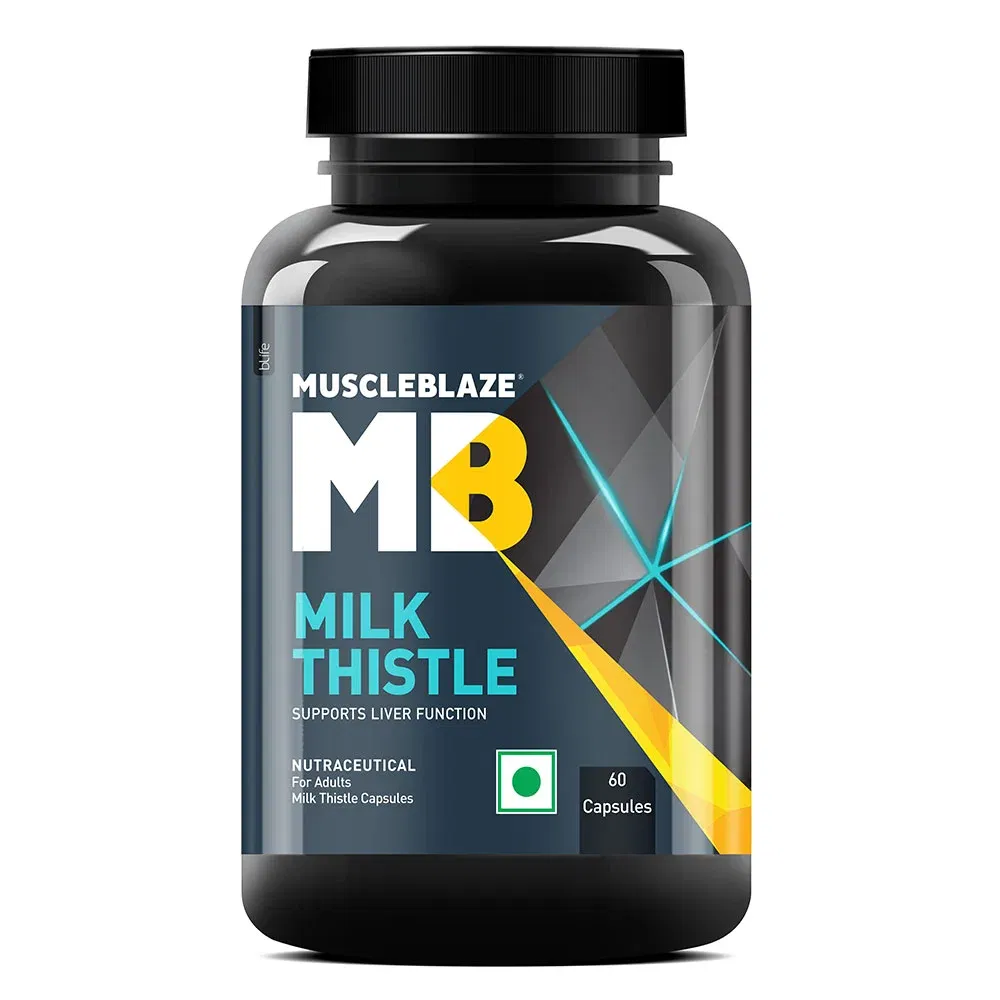 MuscleBlaze Milk Thistle, 60 capsules MuscleBlaze sale