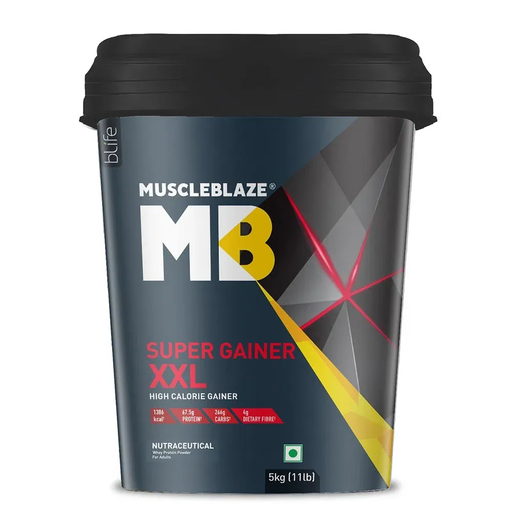 MuscleBlaze Super Gainer XXL, 11 lb Chocolate MuscleBlaze sale