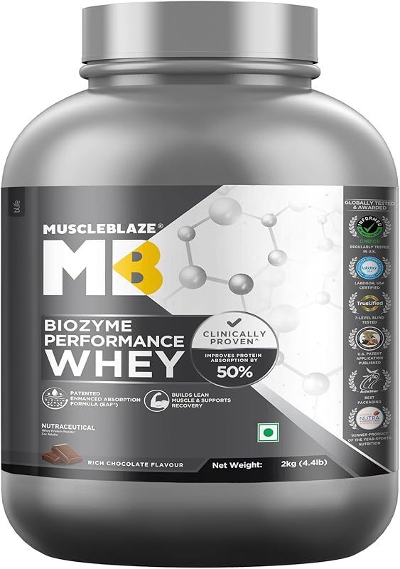 MuscleBlaze Biozyme Whey Protein 2kg