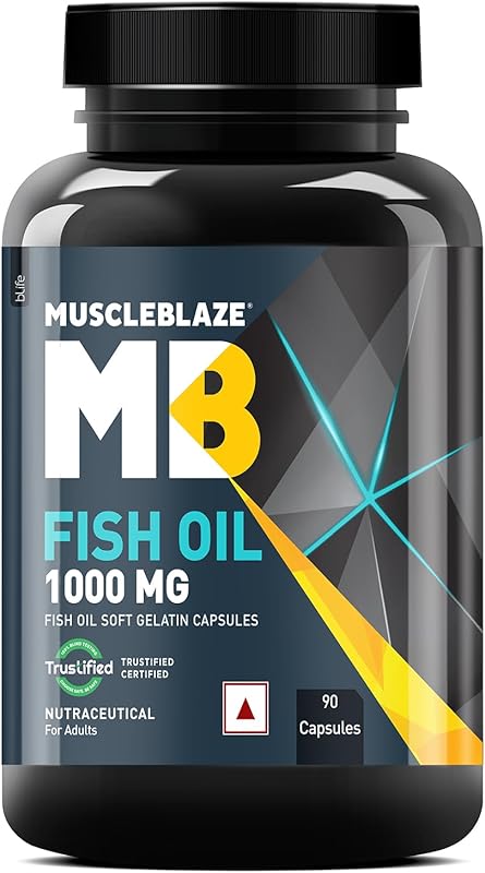 MuscleBlaze Omega 3 90 Softgels