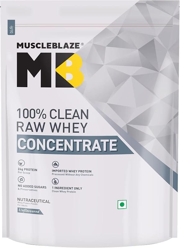 MuscleBlaze Raw Whey Protein Concentrate on Healthkart