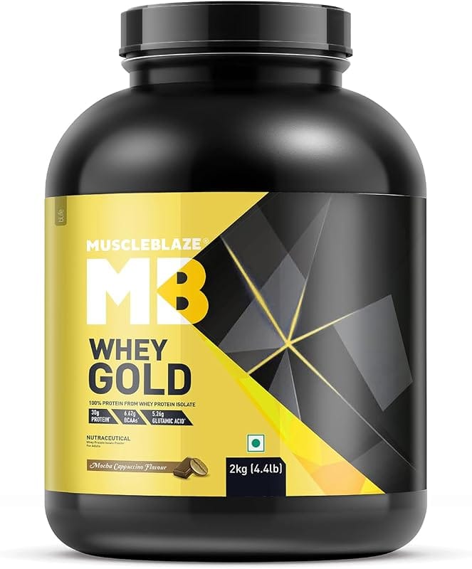 MuscleBlaze Whey Gold Caramel Cappuccino 1kg