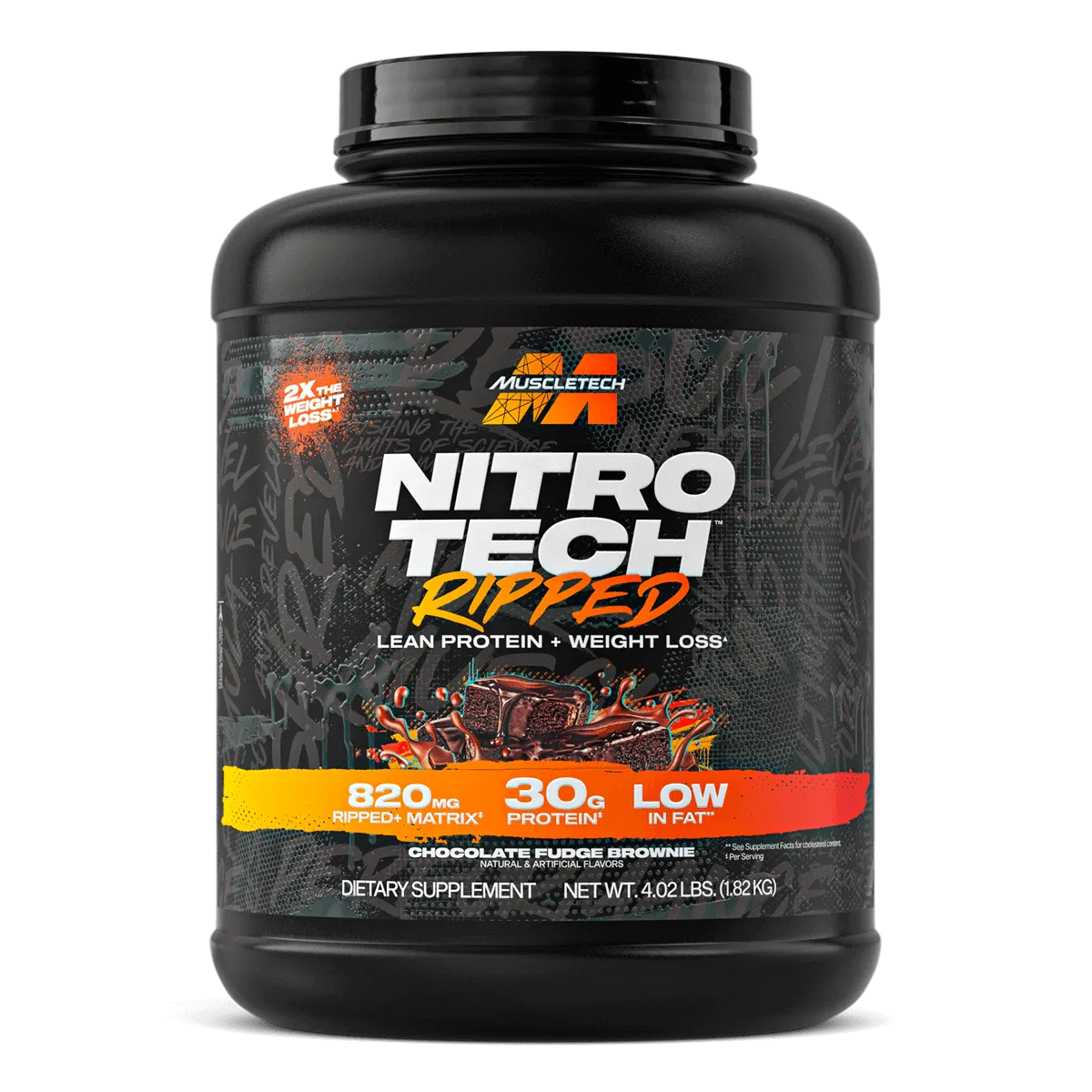MuscleTech Nitro-Tech Ripped — Lean Protein + Fat Loss 2 lbs