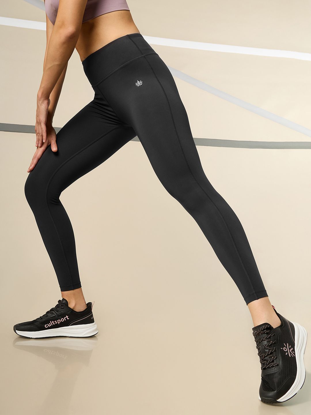 CULT Solid All Day Performance Tights Myntra sale