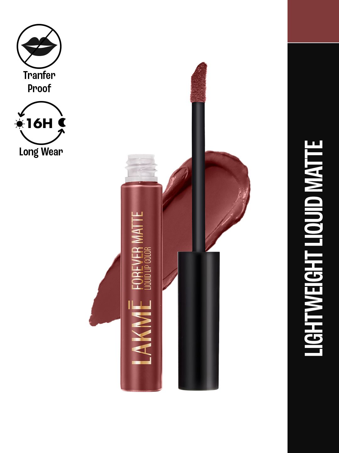 Lakme Forever Matte Transferproof Liquid Lipstick 5.6ml, Nude Dream Myntra sale