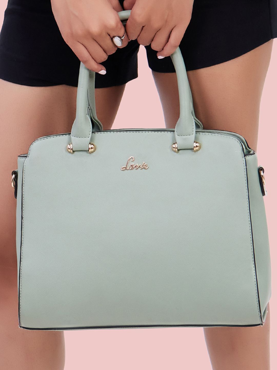 Lavie Lavie Women's Ushawu Medium Dome Satchel Handbag Myntra sale