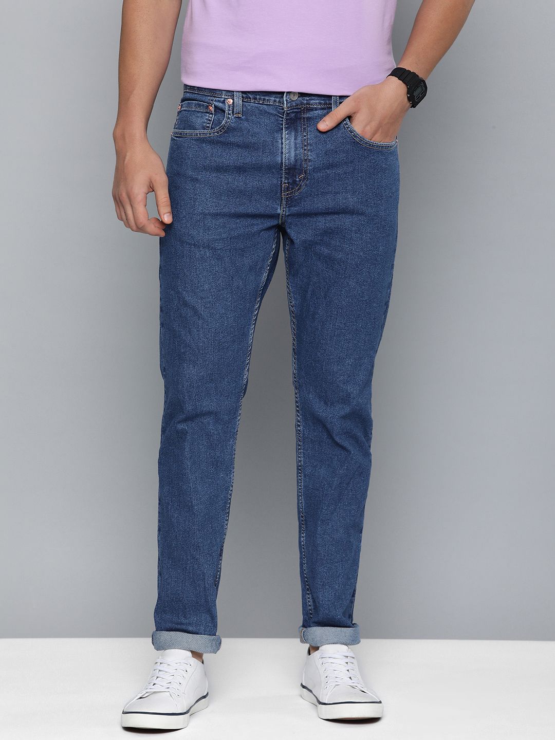 Levi's Men 512 Slim Tapered Fit Low-Rise Stretchable Jeans Myntra sale