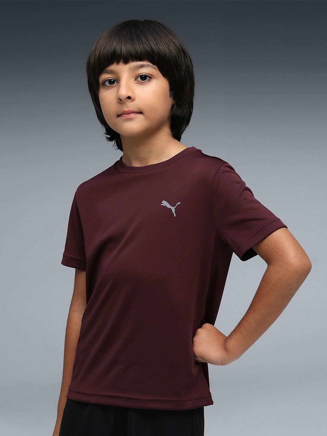 Puma Sprint Boys Sweat-Wicking Crew T-shirt Myntra sale