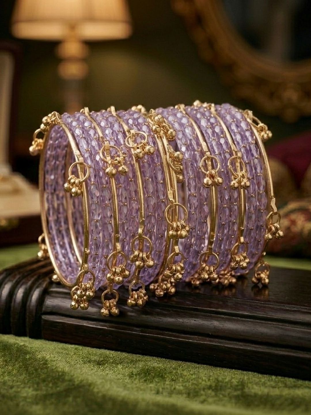BeautyTrends Gold-Plated Pearls Bangle Myntra sale