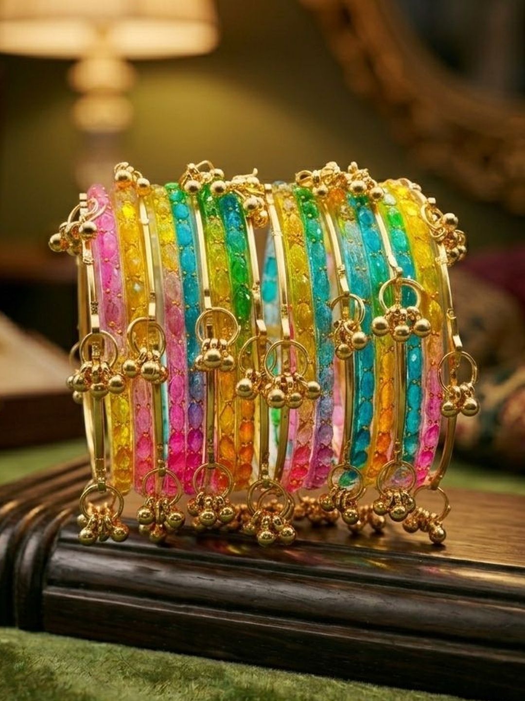 BeautyTrends Gold-Plated Pearls Bangle Myntra sale