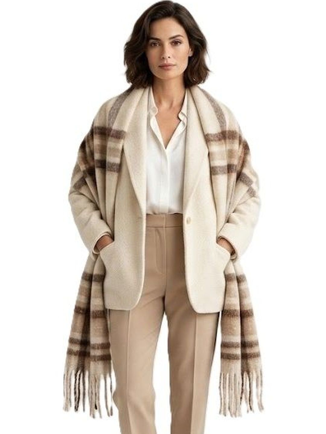 Alexvyan Women Checked Stole Myntra sale