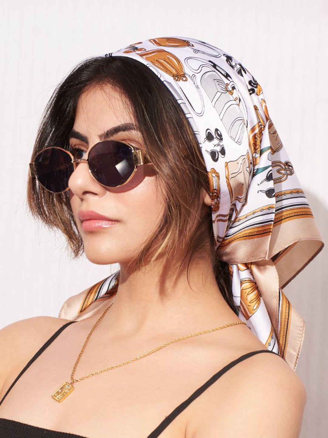 SALTY Women Travel Love Printed Scarf Myntra sale