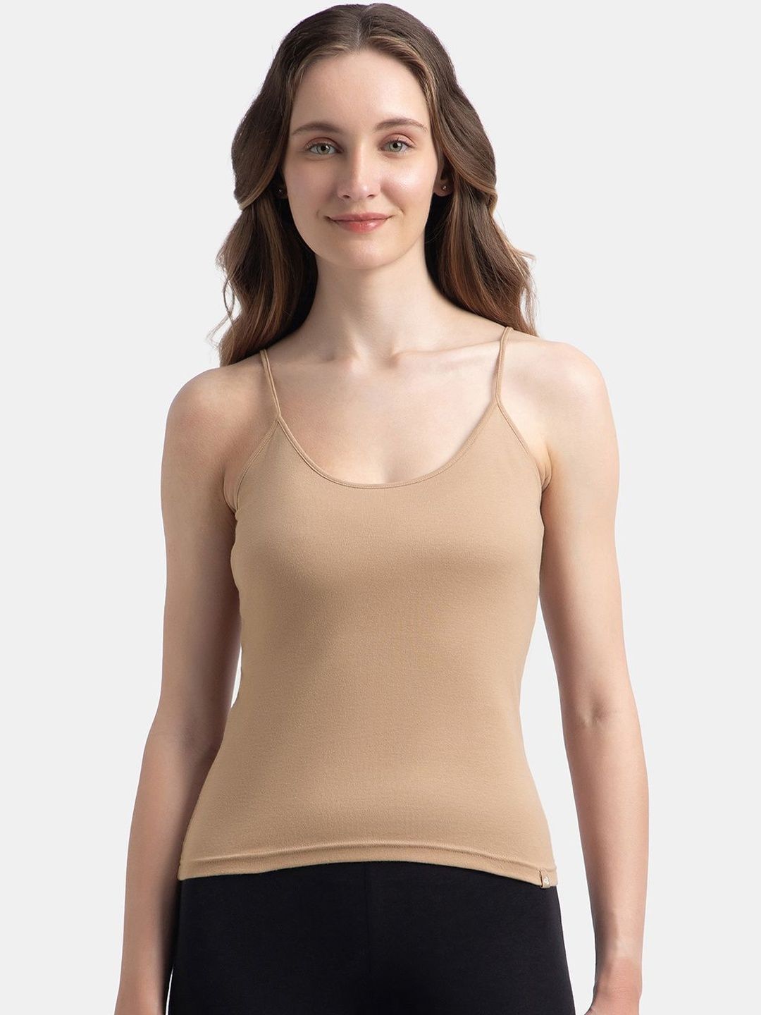 Jockey Super Combed Cotton Camisole with Adjustable Straps and StayFresh Treatment-1487 Myntra sale