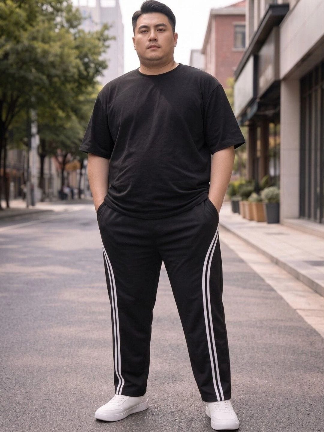 THE FASHION HUB THE FASHION HUB Men Loose Fit Trousers Myntra sale