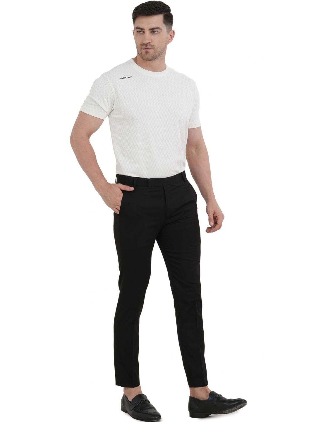 RBL RBL Men Slim Fit Zip Trousers Myntra sale