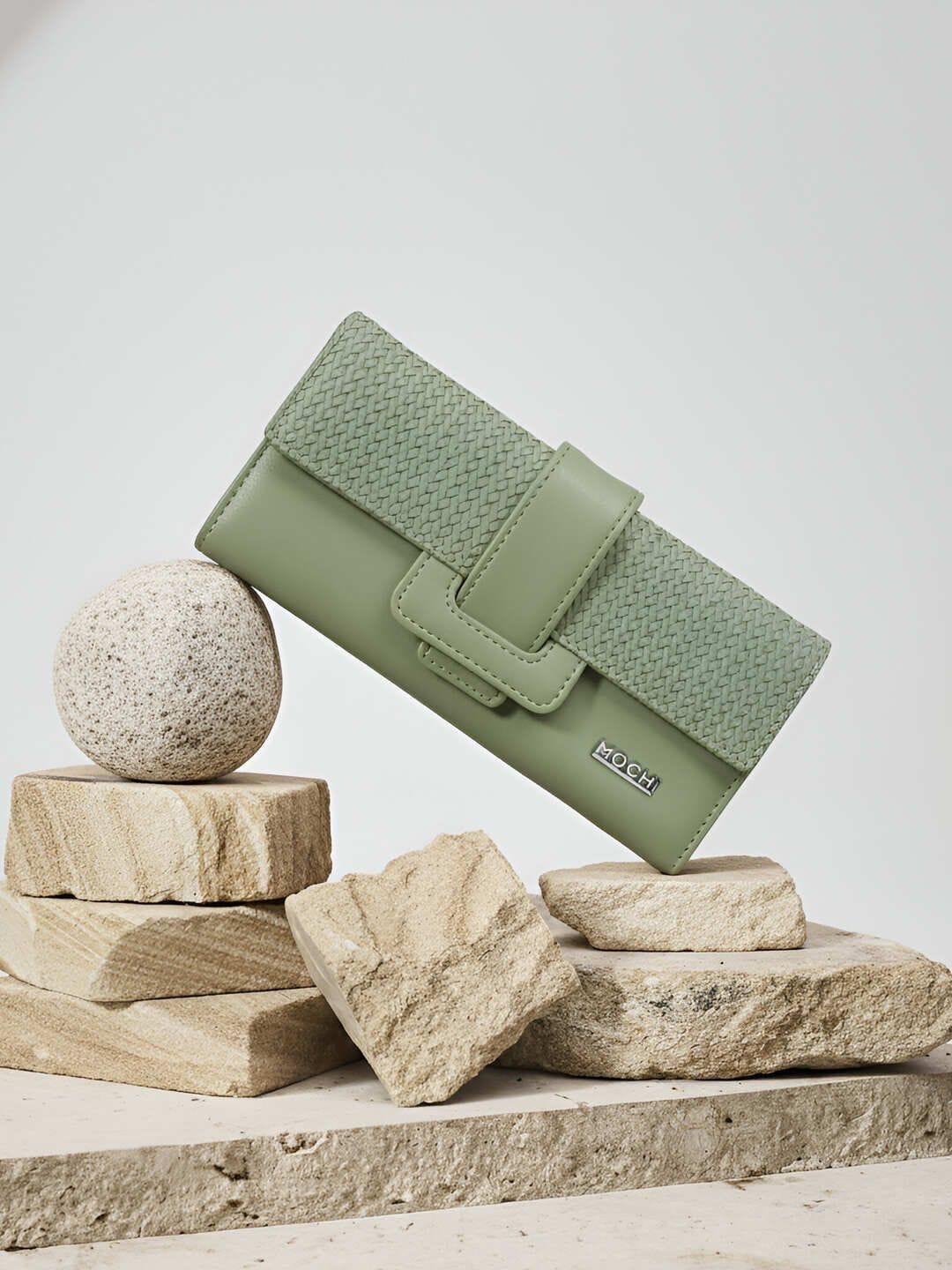 Mochi Mochi Women 2 Leather Wallets Myntra sale