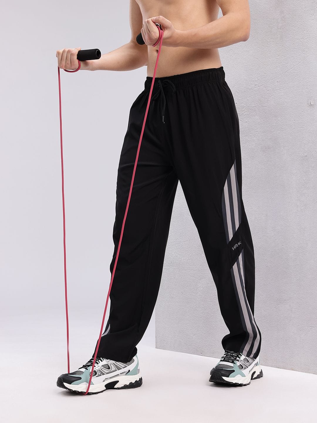 HRX by Hrithik Roshan HRX by Hrithik Roshan Men Solid Track Pant Myntra sale