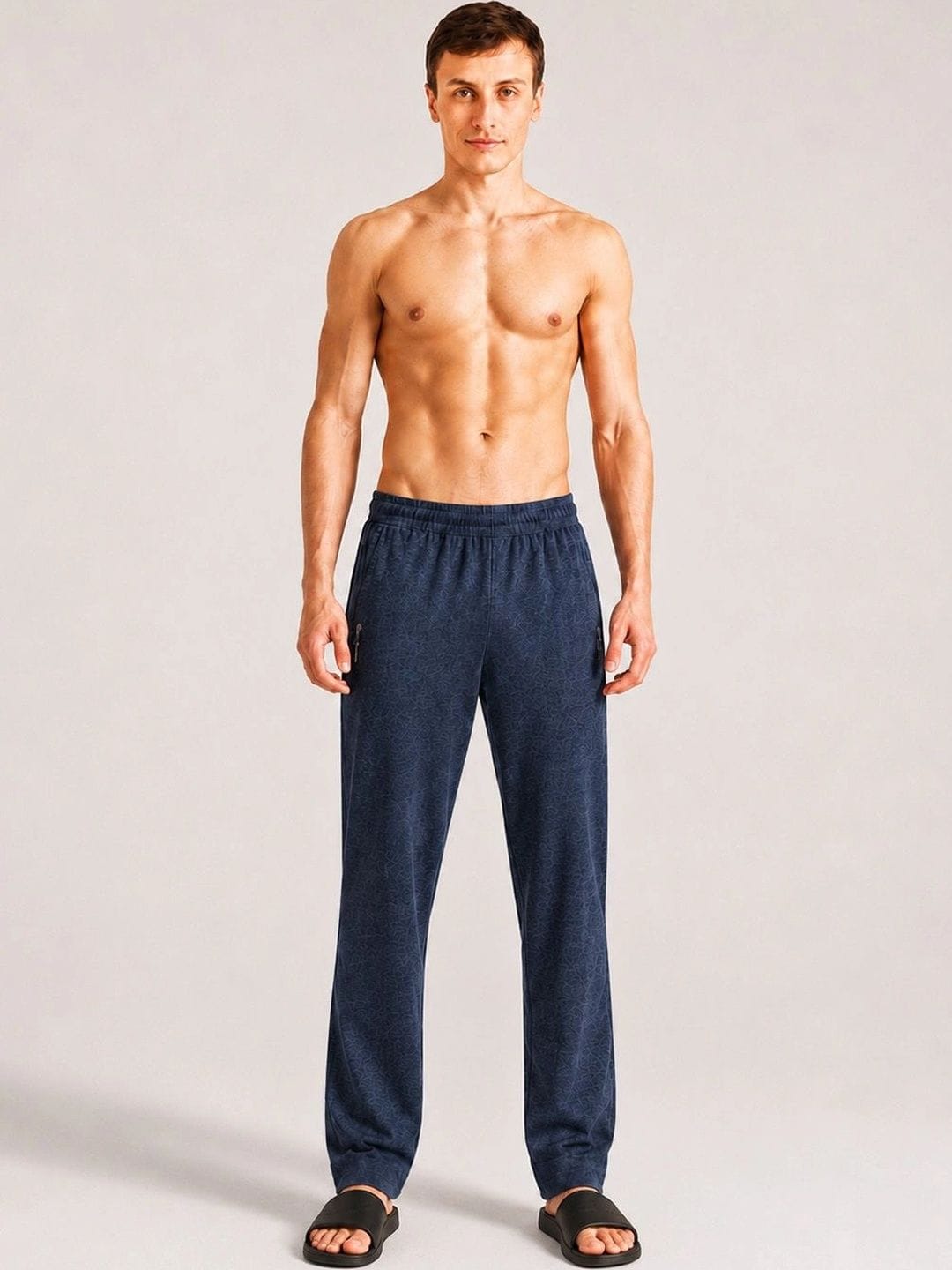 Pepe Jeans Pepe Jeans Men Blue Solid Cotton Lounge Pants Myntra sale