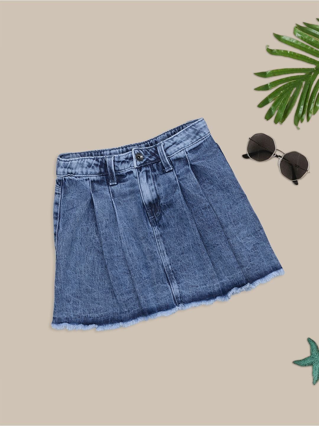 Pantaloons Junior Girls Cotton Mini A-Line Skirt Myntra sale