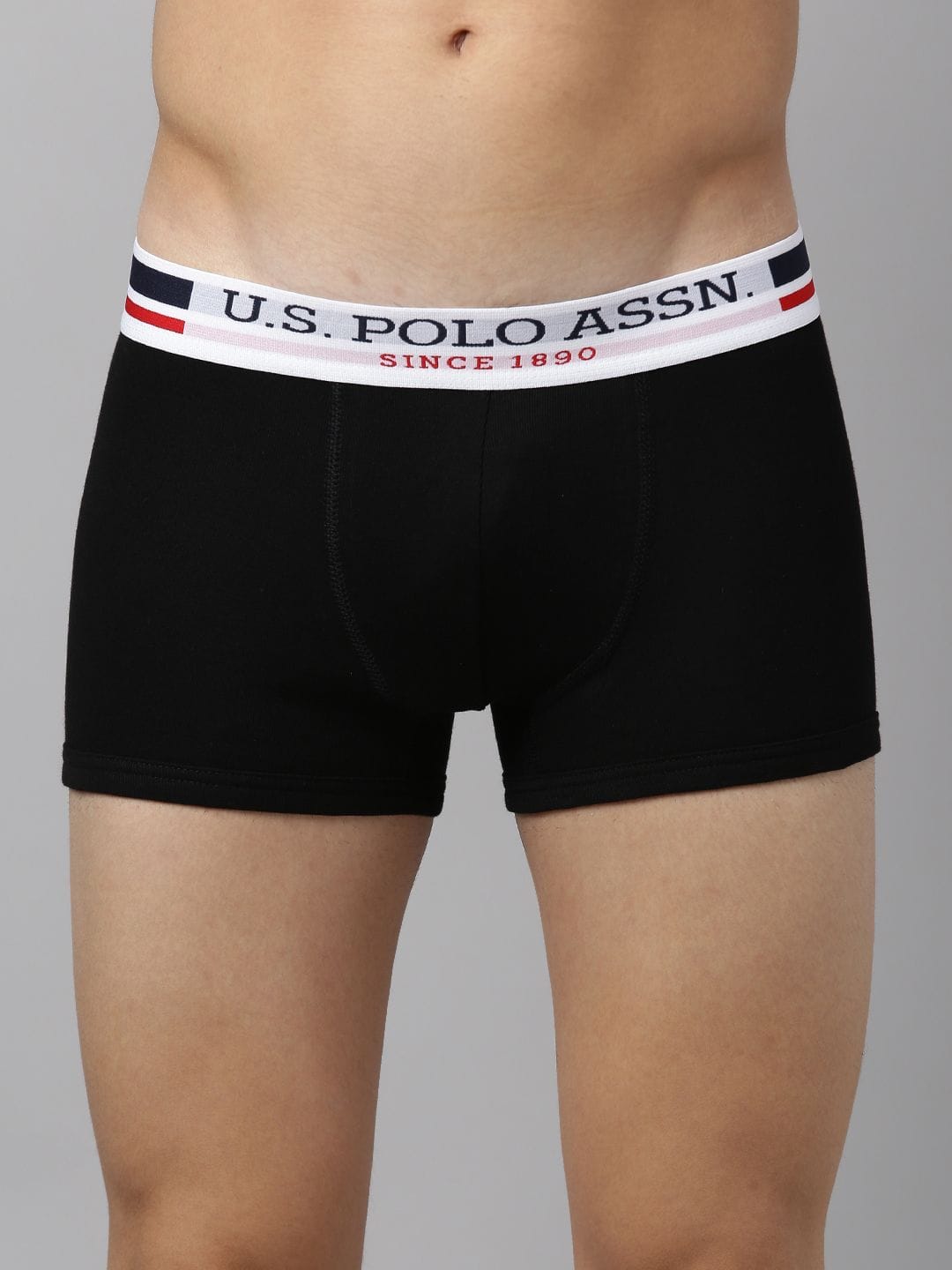 U.S. Polo Assn. Men Black Solid Trunks I641-002-P1 Myntra sale