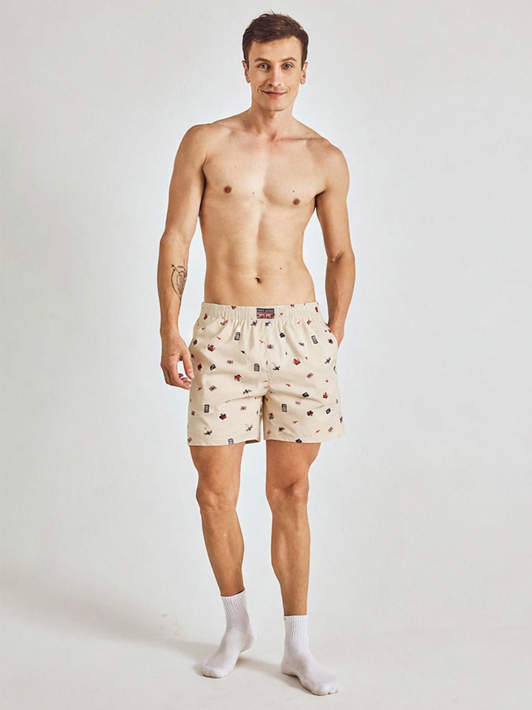 Pepe Jeans Men Printed Cotton Boxer Myntra sale