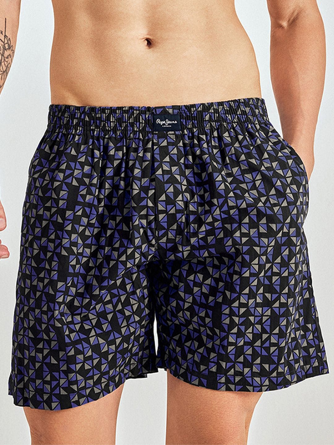Pepe Jeans Printed Pure Cotton Breatheable Boxer Myntra sale