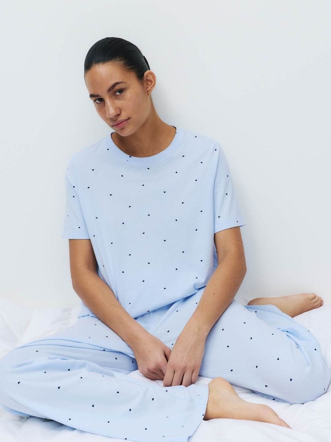 Marks & Spencer Pure Cotton Printed Pyjama Set Myntra sale