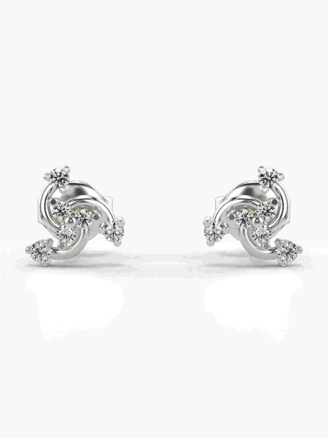 VALANOVA Hallmarked 9KT Earrings Diamond - 1.7g Myntra sale