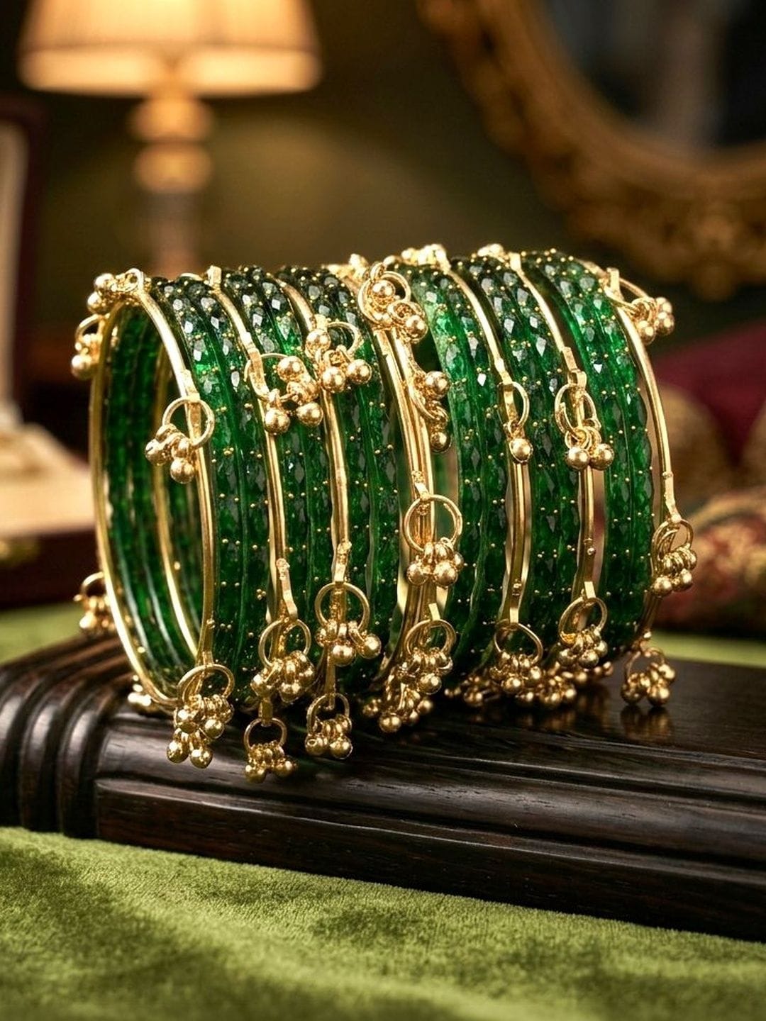 BeautyTrends Gold-Plated Pearls Bangle Myntra sale